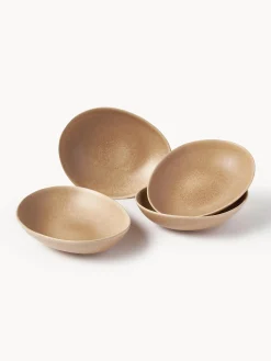 Servizio di piatti fatti a mano dalla forma organica Macey, 4 persone (12 pz)