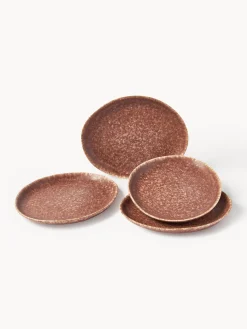 Servizio di piatti fatti a mano dalla forma organica Macey, 4 persone (12 pz)