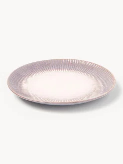 Servizio di piatti fatto a mano con smalto reattivo Vinci, 4 persone (12 pz)