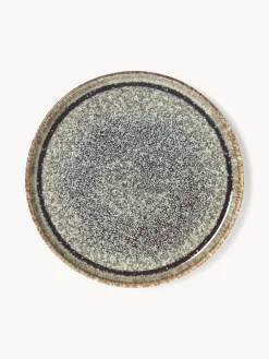 Servizio di piatti fatto a mano con smalto reattivo Danza, 4 persone (12 pz)