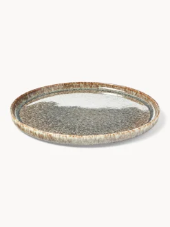 Servizio di piatti fatto a mano con smalto reattivo Danza, 4 persone (12 pz)