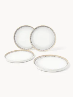 Servizio di piatti fatto a mano con smalto reattivo Danza, 4 persone (12 pz)
