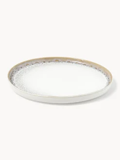 Servizio di piatti fatto a mano con smalto reattivo Danza, 4 persone (12 pz)