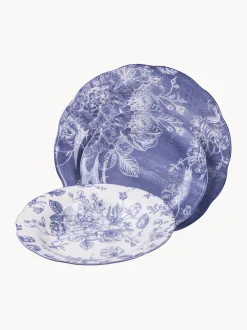 Servizio di piatti Fleurette Lilac 18 pz