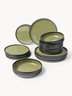 Servizio di piatti Ginger, 4 persone (12 pz)