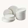 Servizio di piatti in Fine Bone China Jade Lift, 6 persone (18 pz)