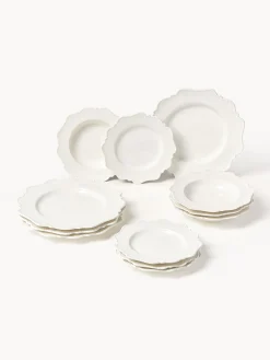 Servizio di piatti in porcellana Grace, 4 persone (12 pz)
