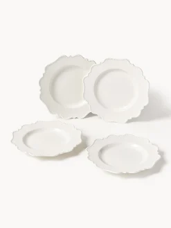 Servizio di piatti in porcellana Grace, 4 persone (12 pz)