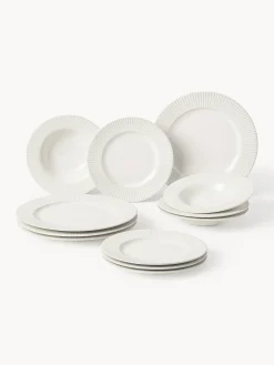 Servizio di piatti in porcellana Goya, 4 persone (12 pz)