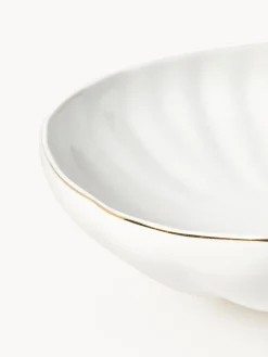 Servizio di piatti in porcellana con rilievo Sali, 4 persone (12 pz)
