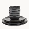 Servizio di stoviglie in porcellana con smalto reattivo Zuma, 4 persone (12 pz)