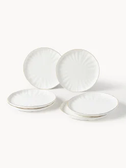 Servizio di stoviglie in porcellana con rilievo Sali, 6 persone (30 pz)
