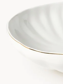 Servizio di stoviglie in porcellana con rilievo Sali, 6 persone (30 pz)