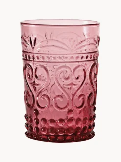 Set 6 bicchieri acqua fatti a mano Provenzale