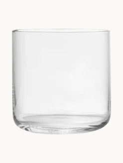 Set 4 bicchieri acqua in cristallo Nesting