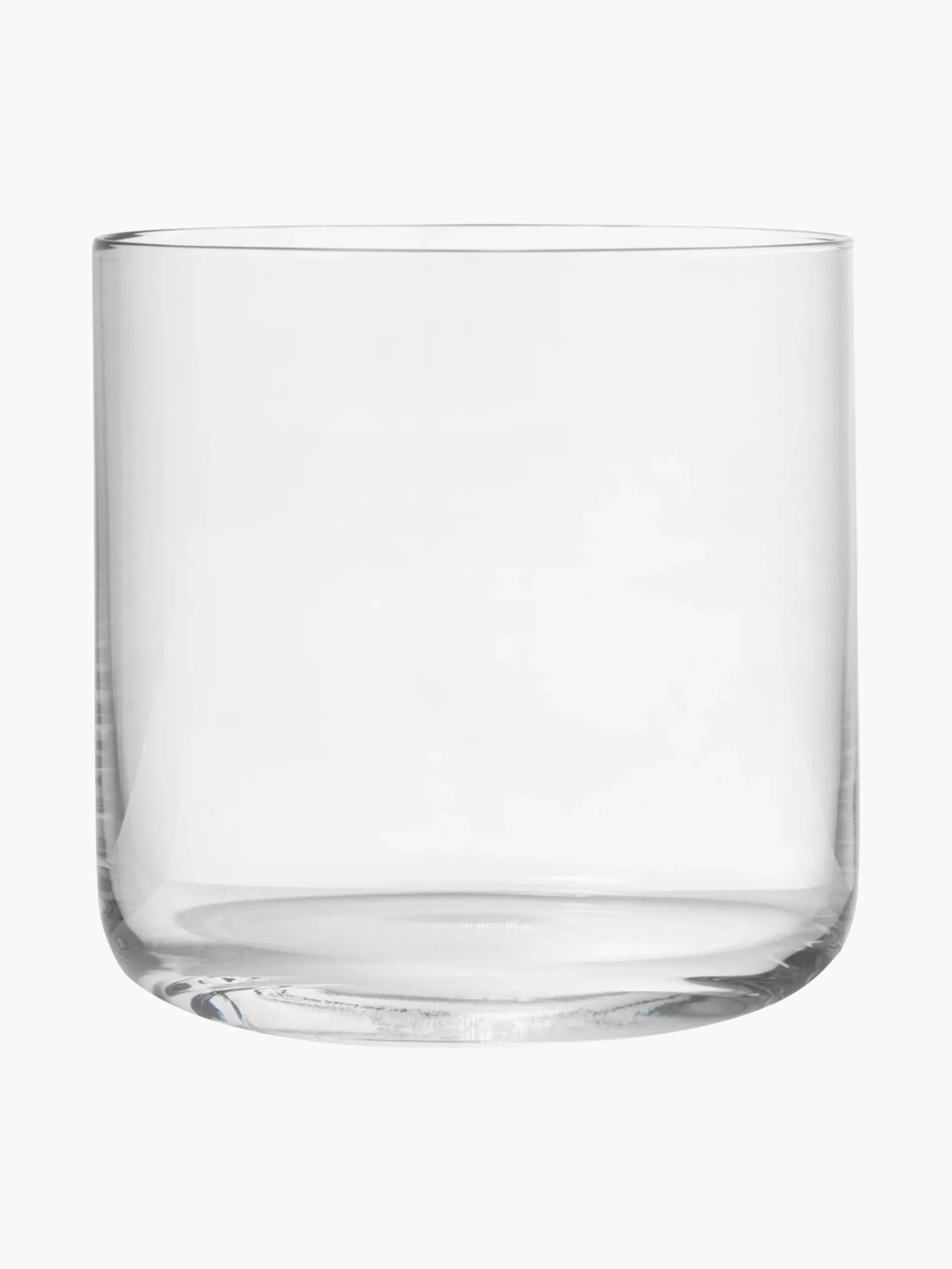 Set 4 bicchieri acqua in cristallo Nesting