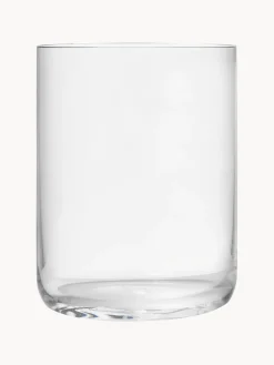 Set 4 bicchieri acqua in cristallo Nesting