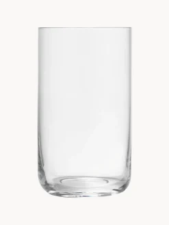 Set 4 bicchieri acqua in cristallo Nesting
