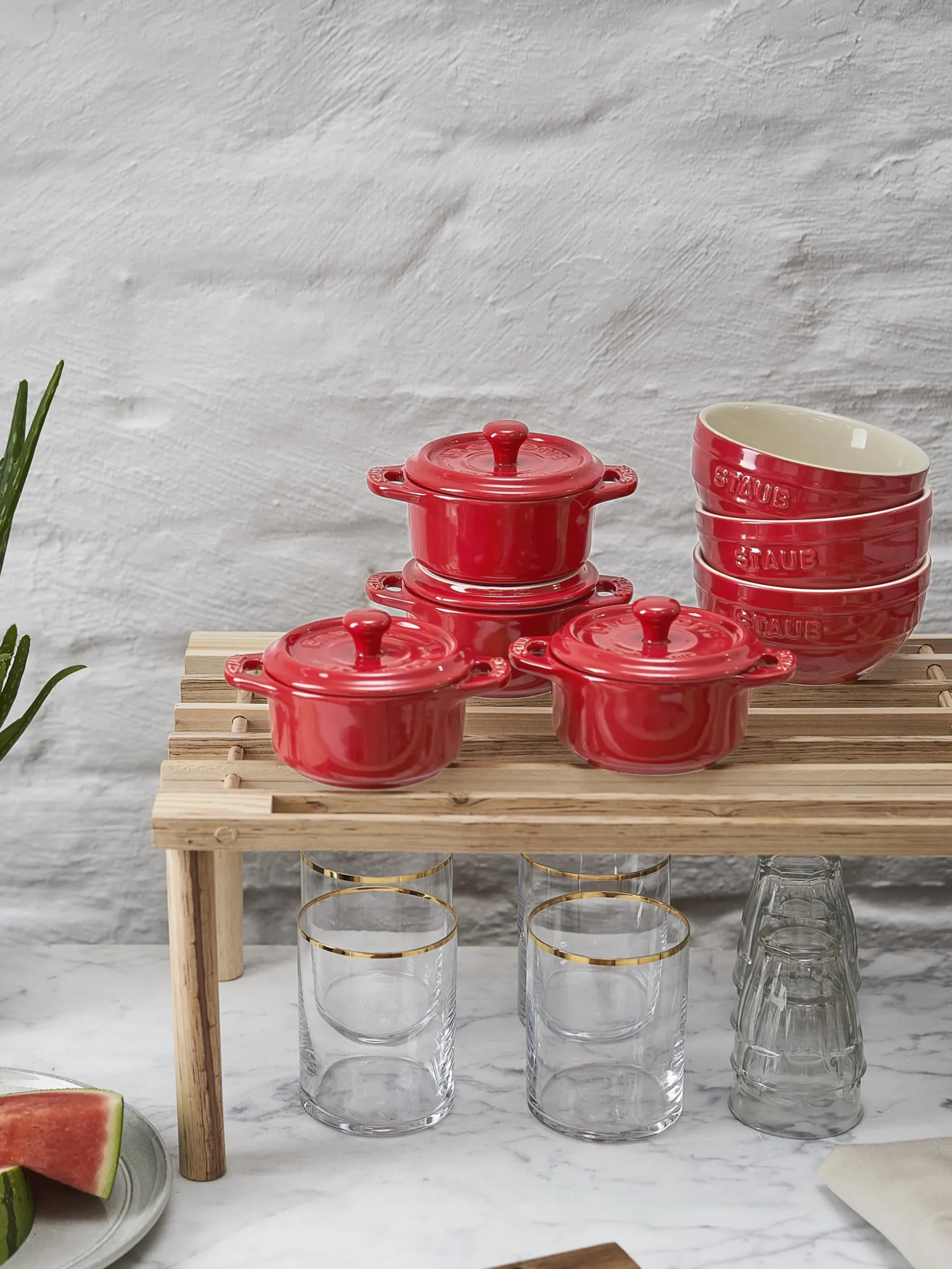 Set 4 casseruole Mini Cocotte