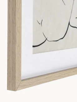 Set 2 poster con cornice in legno Refined