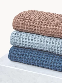 Set asciugamani con struttura waffle Ines, varie misure