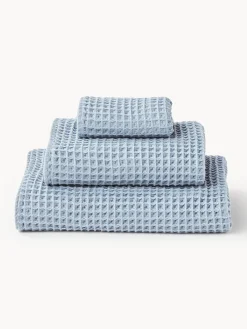 Set asciugamani con struttura waffle Ines, varie misure