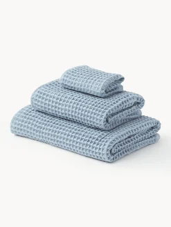 Set asciugamani con struttura waffle Ines, varie misure