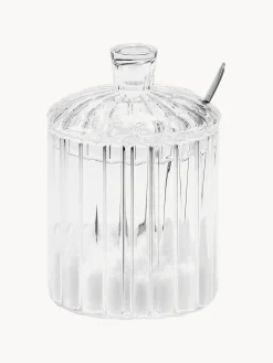 Set brocca latte e zuccheriera in vetro Brilia 3 pz