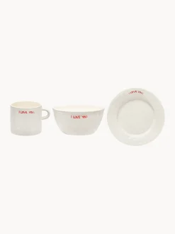 Set da colazione I Love You, 1 persona, 3 pz