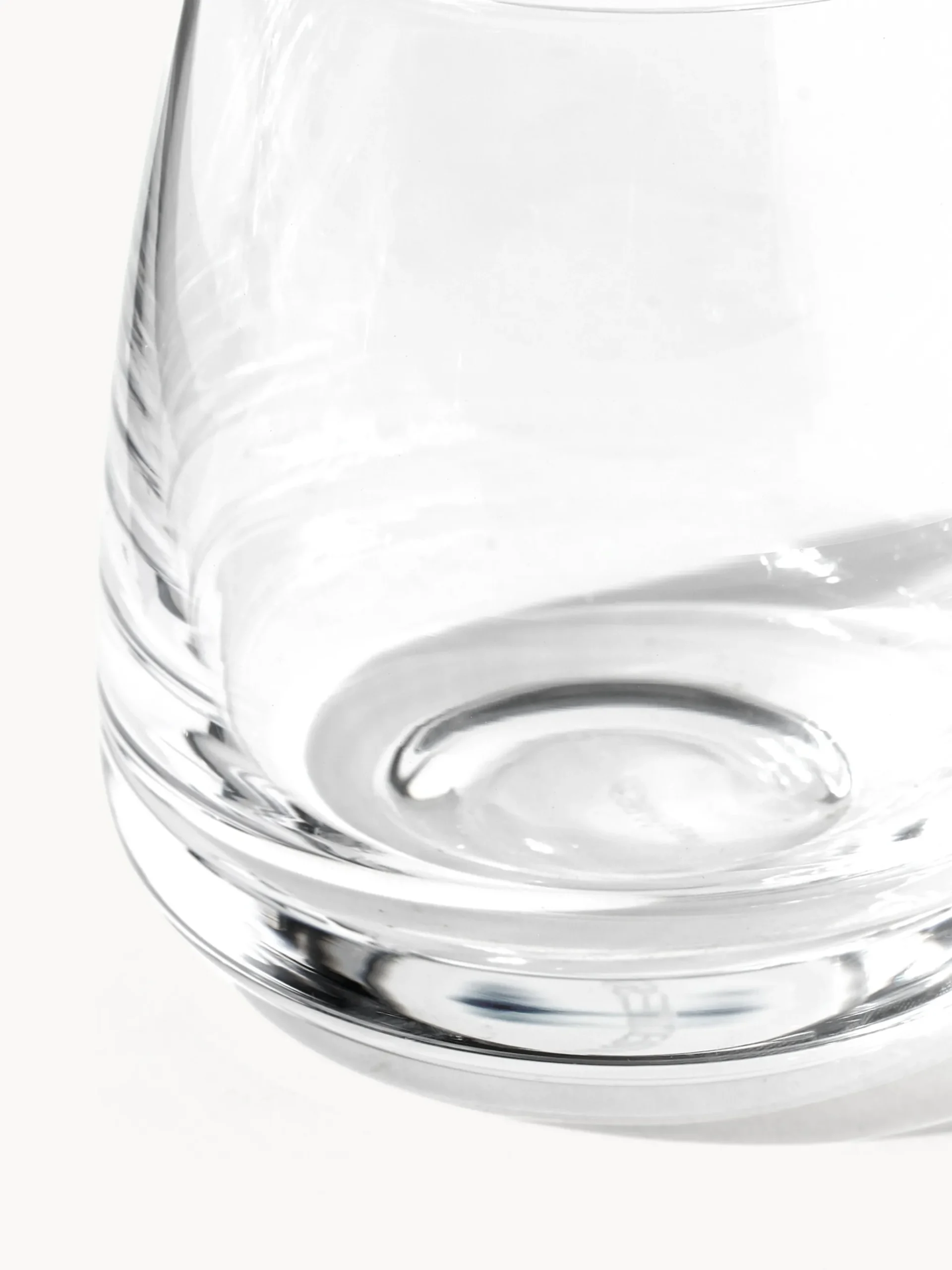 Set decanter e bicchieri in vetro soffiato Pedro 3 pz