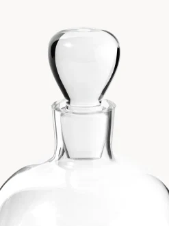 Set decanter e bicchieri in vetro soffiato Pedro 3 pz