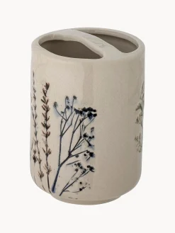 Set di 2 accessori da bagno fatti a mano con motivo erba Bea
