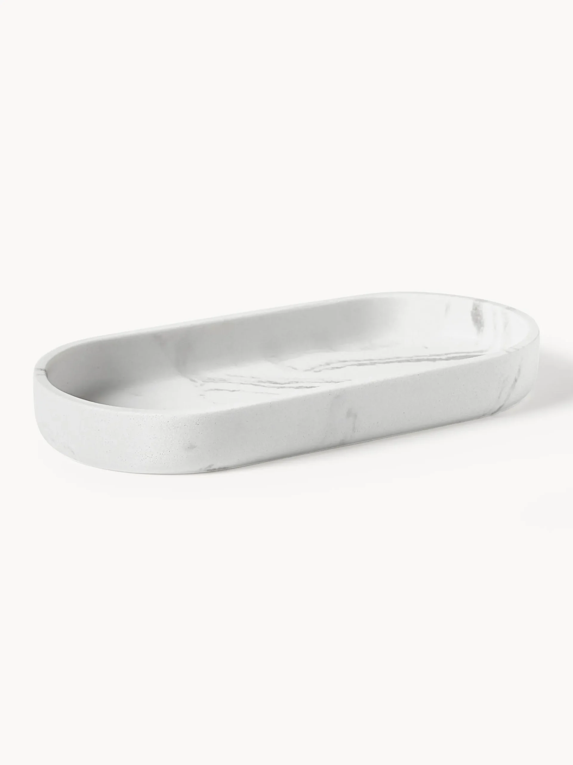 Set di 3 accessori da bagno effetto marmo Kyle