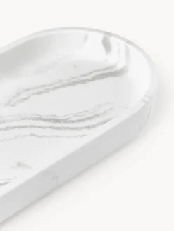 Set di 3 accessori da bagno effetto marmo Kyle