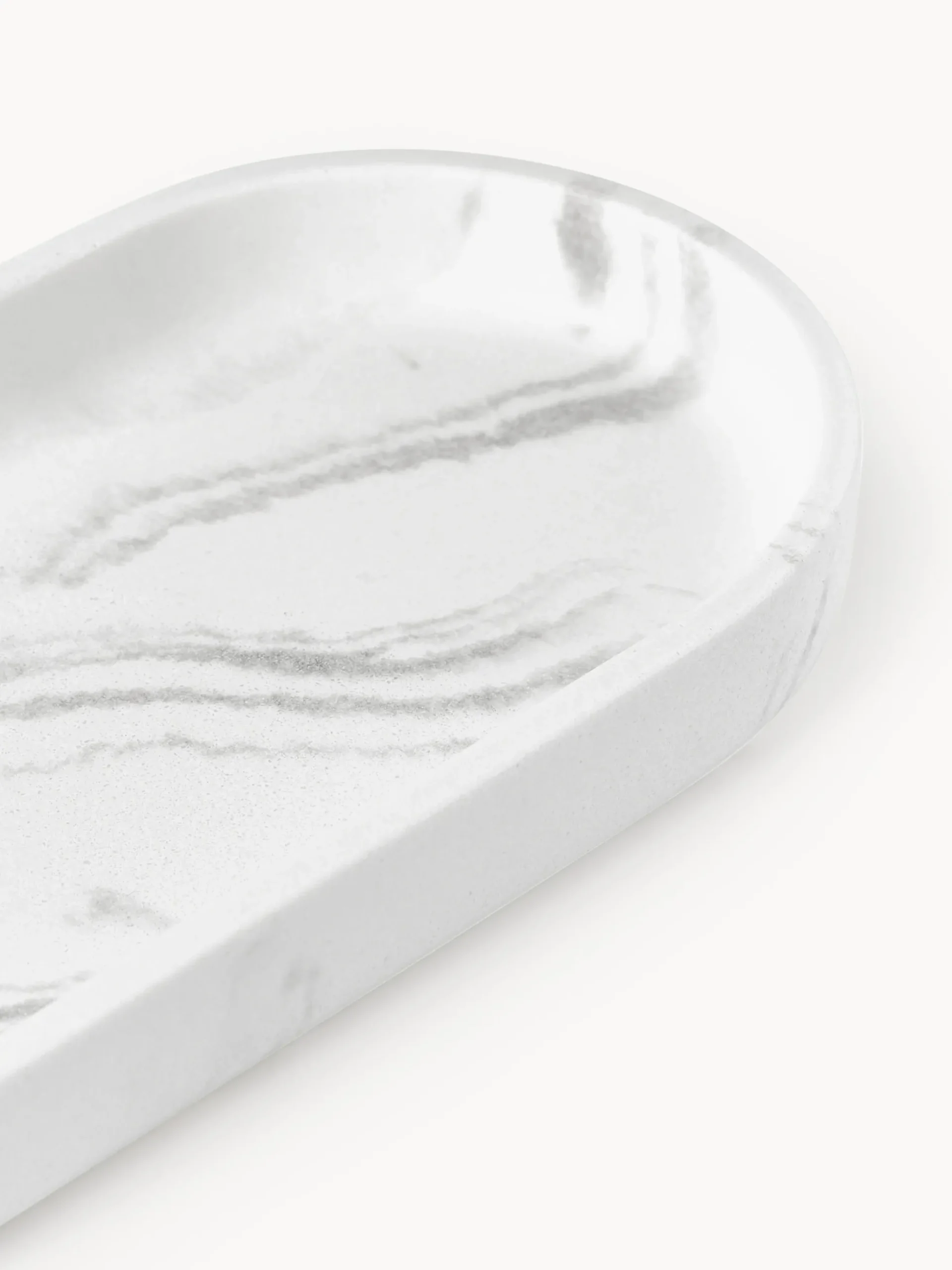 Set di 3 accessori da bagno effetto marmo Kyle