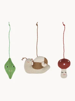 Set di 3 addobbi per albero Forest