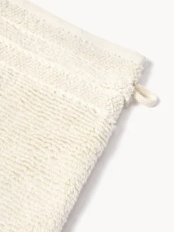 Set di 2 asciugamani piccoli da bagno con bordo rigato Luxe
