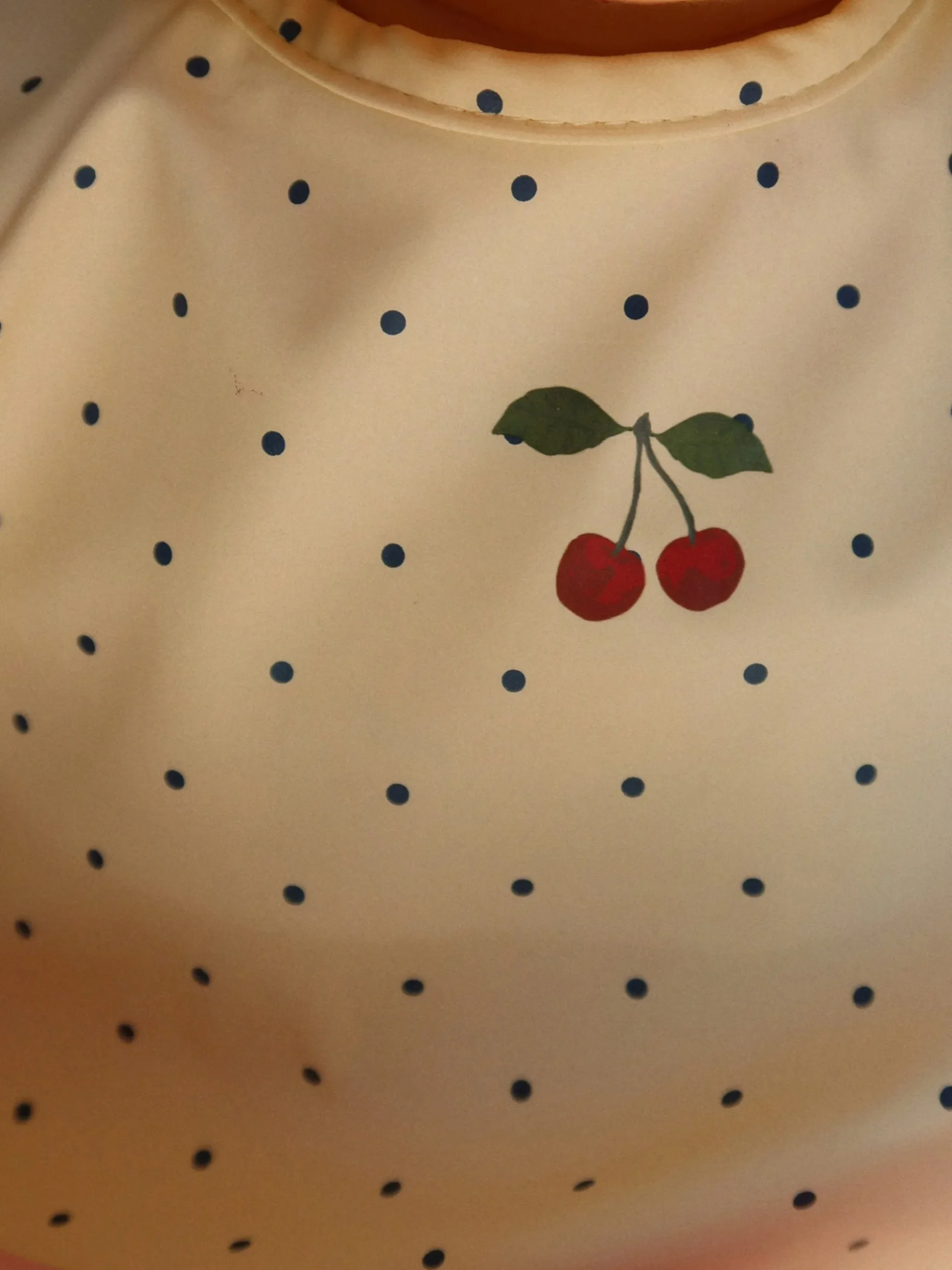 Set di 2 bavaglini con maniche Navy Dot, varie misure