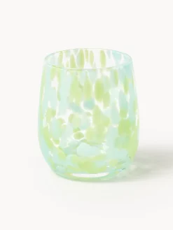 Set di 4 bicchieri acqua fatti a mano Yava