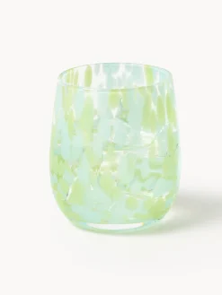 Set di 4 bicchieri acqua fatti a mano Yava