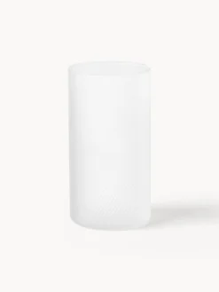 Set di 4 bicchieri alti in vetro soffiato Limon