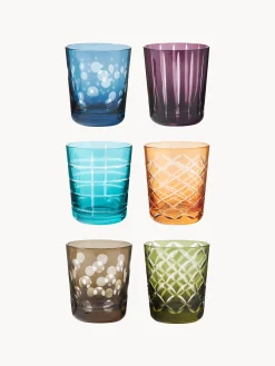 Set di 6 bicchieri Cuttings