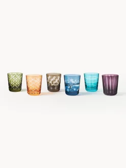 Set di 6 bicchieri Cuttings