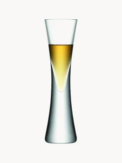 Set di 2 bicchieri da liquore in vetro soffiato Moya