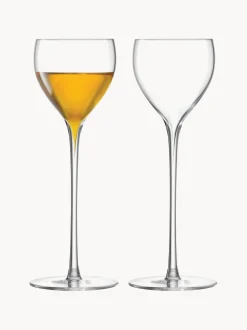 Set di 2 bicchieri da liquore in vetro soffiato Savoy
