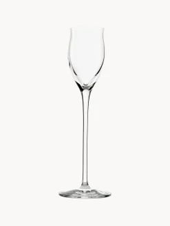 Set di 6 bicchieri da liquore in cristallo Quatrophil