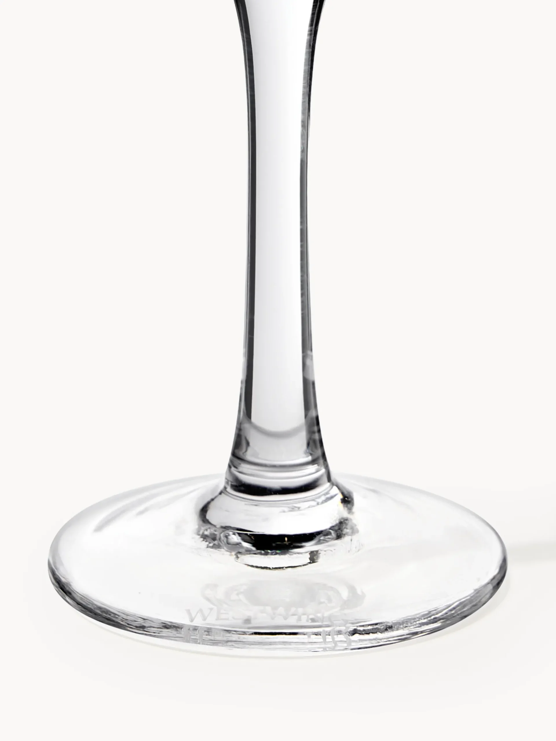 Set di 4 bicchieri da liquore in vetro soffiato Aleo