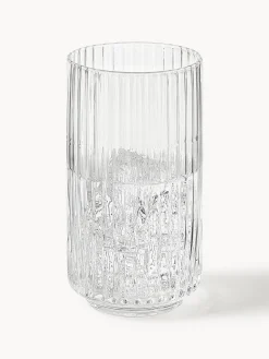 Set di 4 bicchieri da long drink in vetro soffiato Aleo