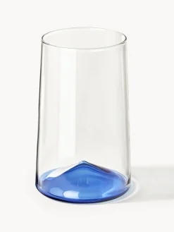 Set di 4 bicchieri da long drink in vetro soffiato borosilicato Hadley