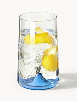 Set di 4 bicchieri da long drink in vetro soffiato borosilicato Hadley